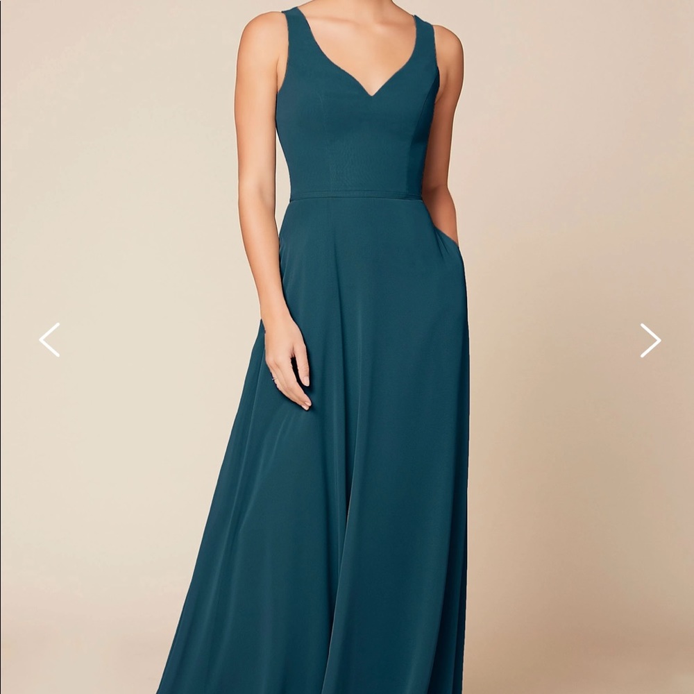 Dear Cleo Kylie - Peacock Bridesmaids Dress, Size 4
